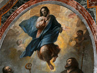 Restauro conservativo di tela raffigurante l’Ascensione del Cristo con Santi a lato, secolo XVII